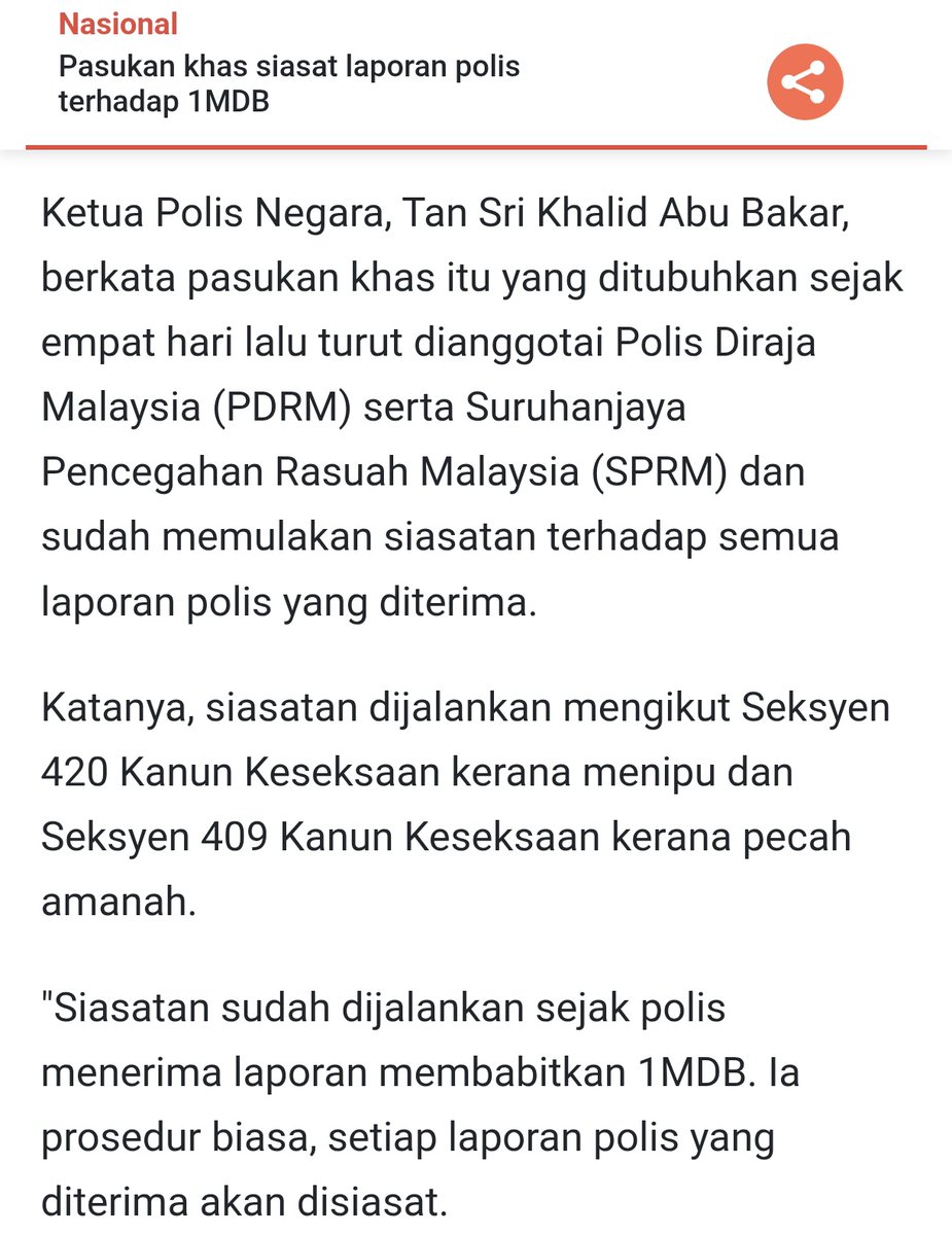 Dulu masa 1MDB mula terbongkar, ada whistleblower dedah pada media, kerajaan masa itu pun tubuhkan pasukan khas. Kita pun tahu apa jadi ketika itu. Masa itu, penyokong Najib pun jawab penyokong PH macam tuan jawab inilah😄. Nasib baik kita degil ketika itu😄