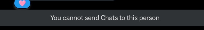 Why suddenly I can't send chats to anyone..