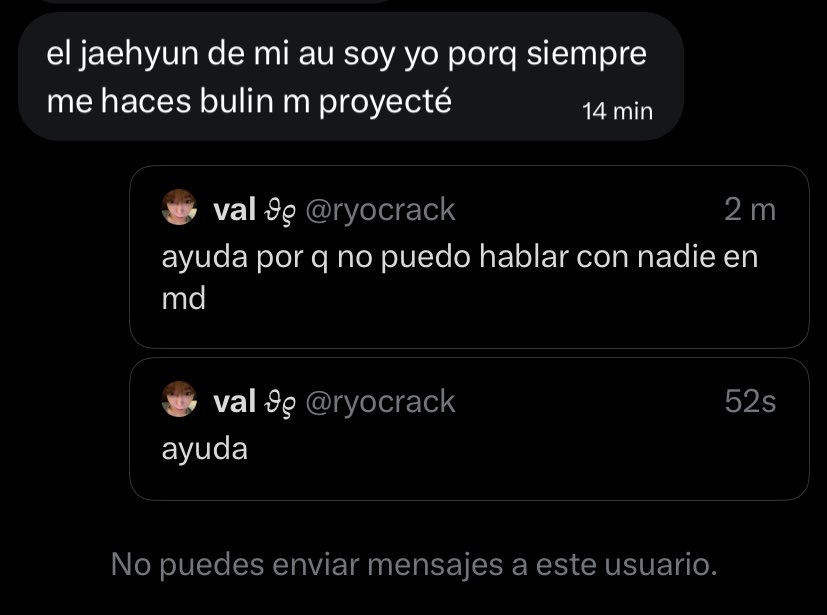 ryocrack's tweet image. me comunico a través de posts