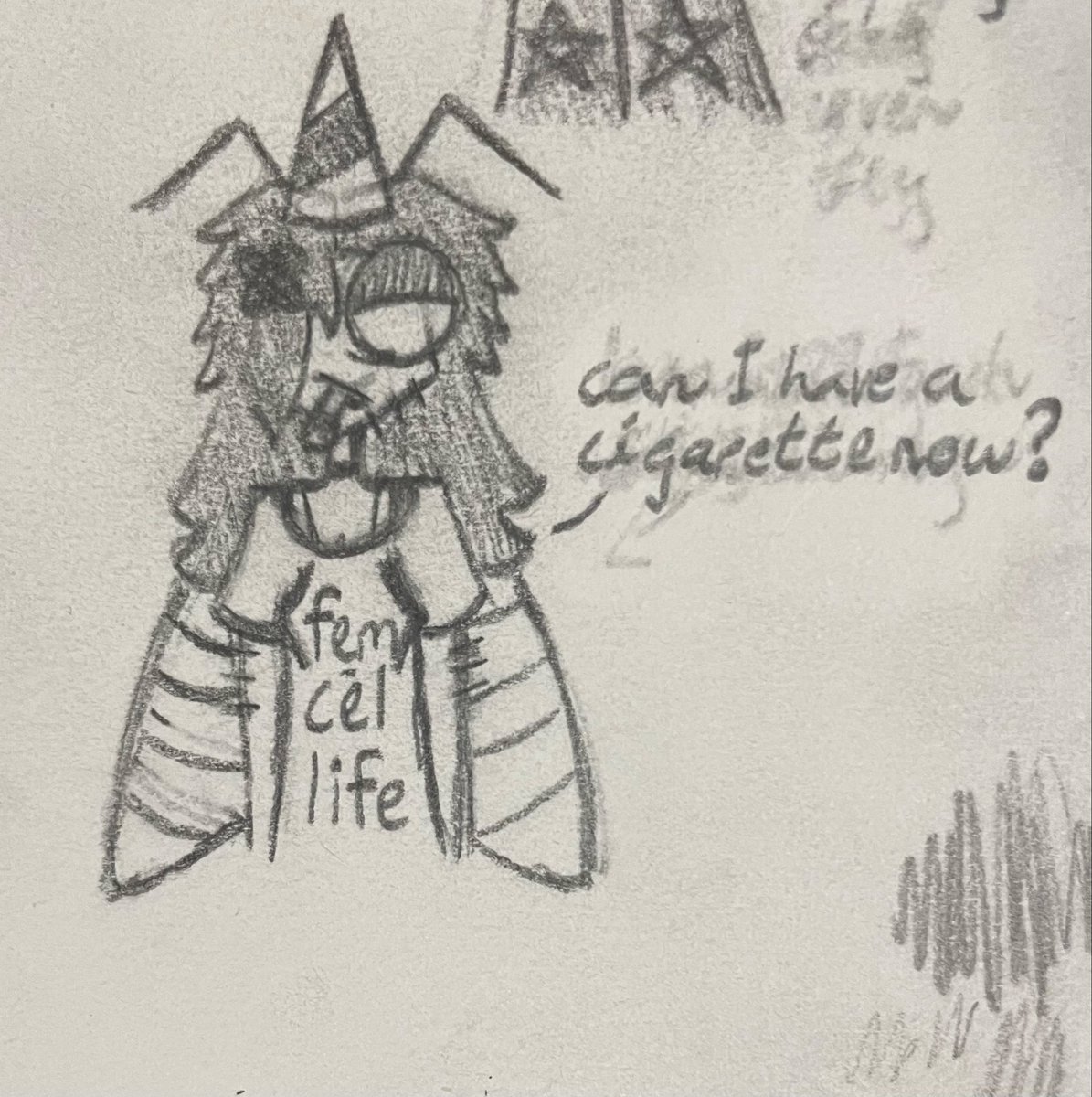 volarcel's tweet photo. Lowkey locked in earlier and drew more of the femcel bug https://t.co/Tfb7ZZbB2j