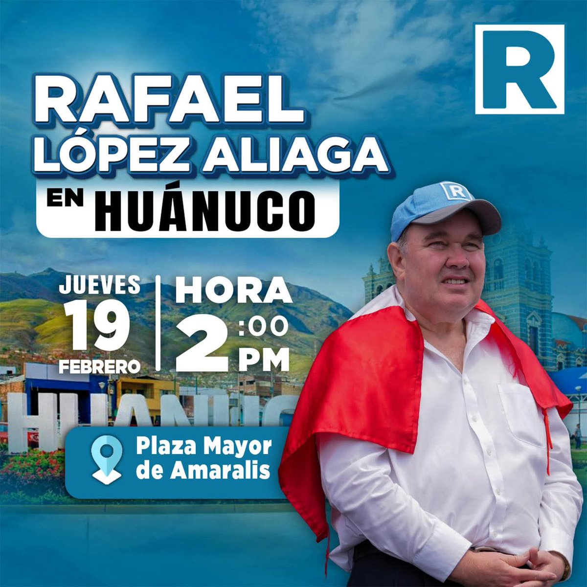 Rafael López Aliaga, próximo presidente del Perú.