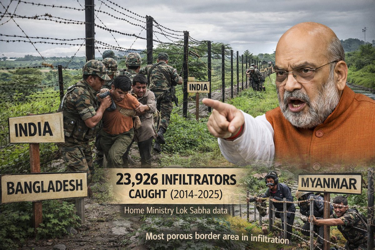 ChumlenDevi's tweet photo. Infiltration remains a key security concern for India. Home Minister Amit Shah promises stronger systems , mainly along with Bangladesh border, Myanmar border remains porous.
#RecoveryFromDrugs
#ShivajiMaharajJayanti
#godmorningthursday 
#safecampaign https://t.co/R2RIMUtrCC