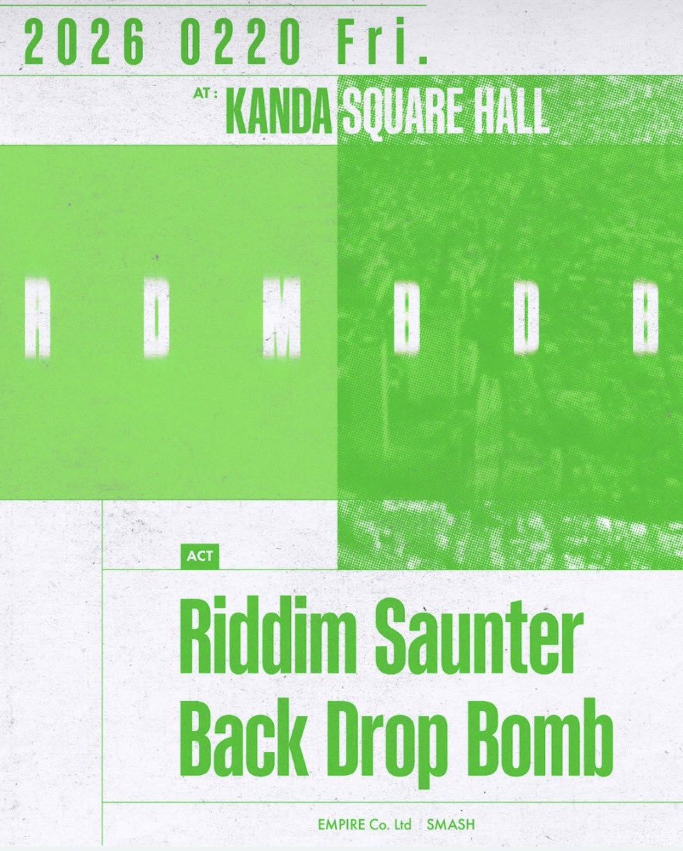 Riddim Saunter】 Tomorrow Show 
