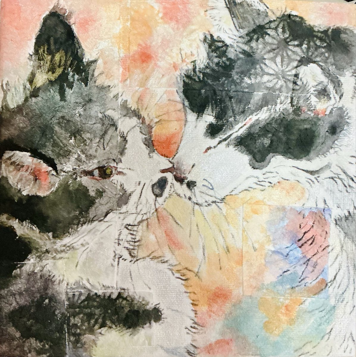 残すところあと3日となりました🐱🐶

本日も「にがつのねこといぬ」展よろしくお願い致します！

オンラインストアも行って頂いていますのでお時間ご興味などありましたら覗いて下さると嬉しいです☺️
＃にがつのねこといぬ
＃ギャラリアブル