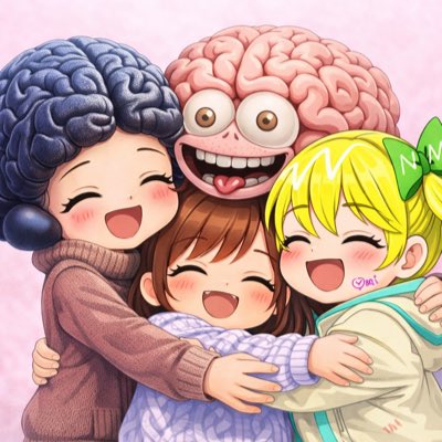 #新しいプロフィール画像
めちょかわいひ。今まで作って貰ったキャラを(´｡•ω(•ω•｡`)ぎゅー♡ってしてみた！