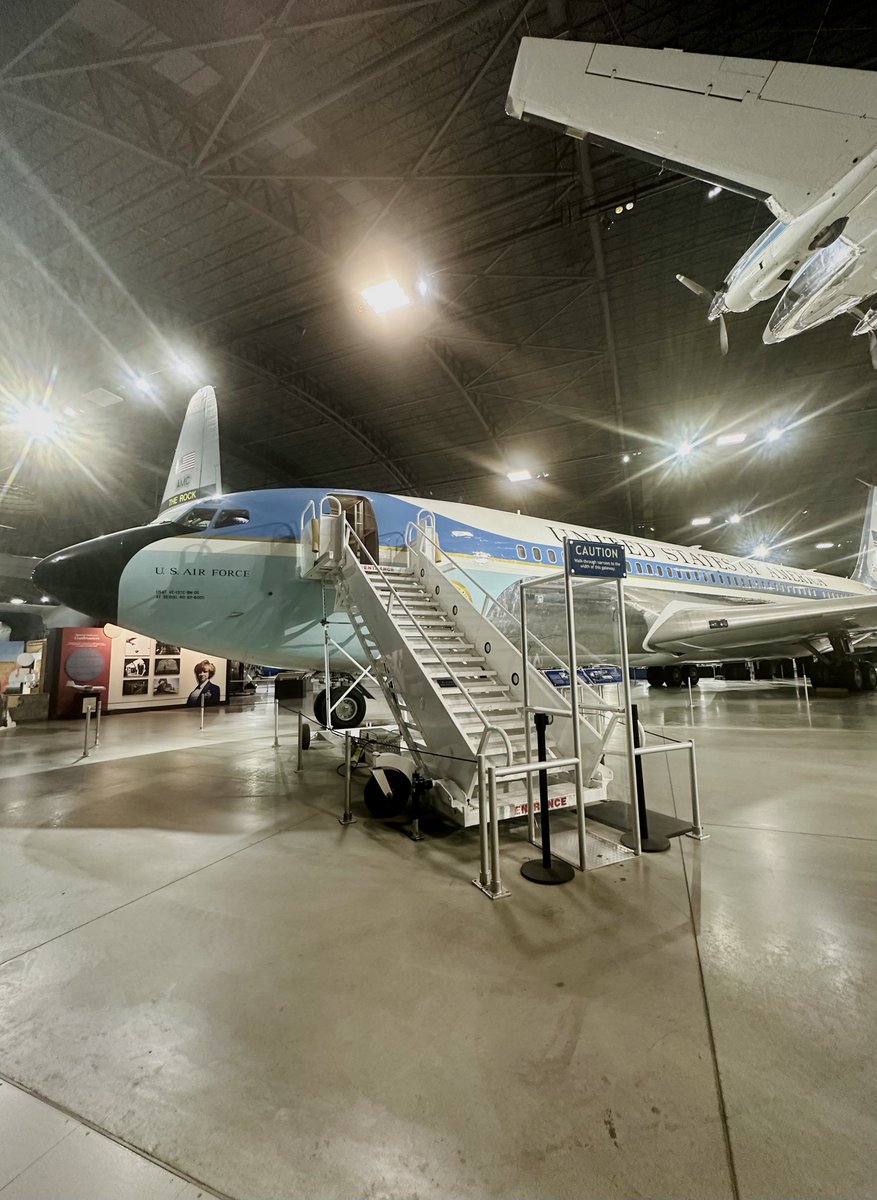 liz_july4th's tweet image. The aircraft, SAM 26000, that flew #Kennedy to #Dallas and then transported his casket to DC is housed at the National Museum of the US Air Force #AF #Dayton #Ohio