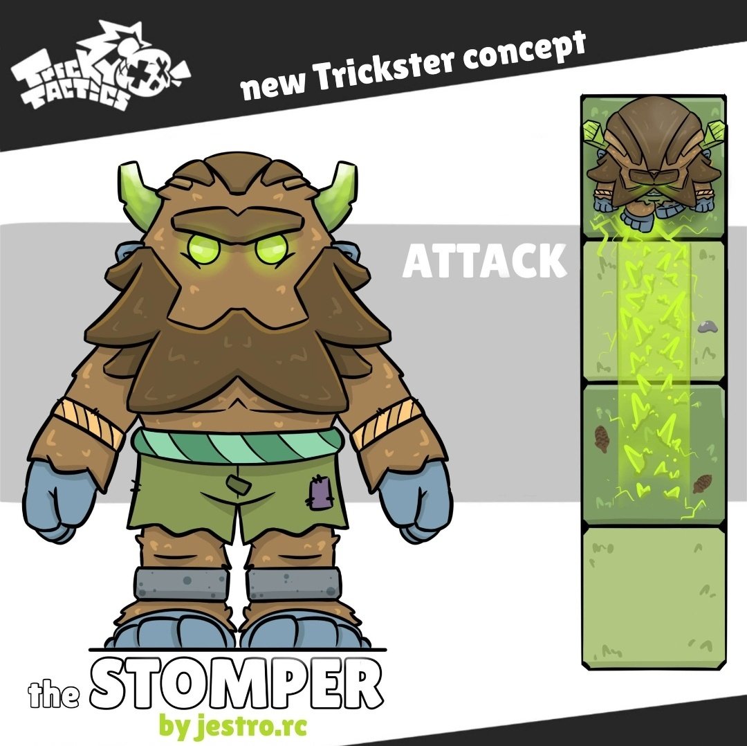 🍃 the Stomper (Bigfoot) 👣 is my new concept Trickster for <a href="/TrickyTactics/">Tricky Tactics</a> <a href="/ZaMadLad/">ZML</a>