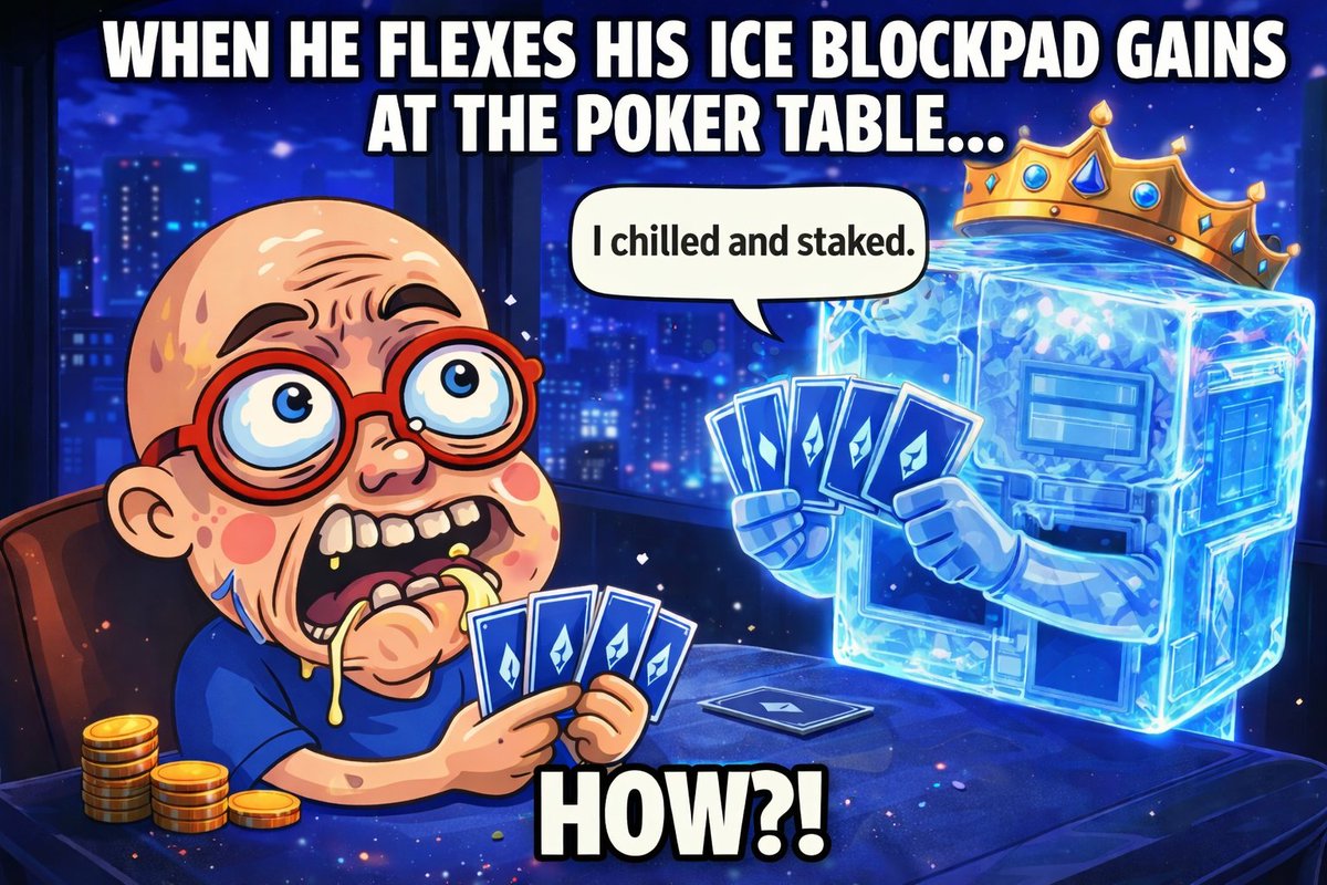 gunduull21's tweet image. Everyone stressing the market.
I just chilled and staked ❄️👑
@ice_blockpad 
#IceBlockPad #StakeAndChill
