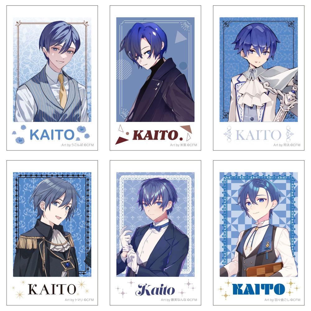 ☆新着☆ 【初音ミク シリーズ】 チェキプリント / KAITO オーロラ缶