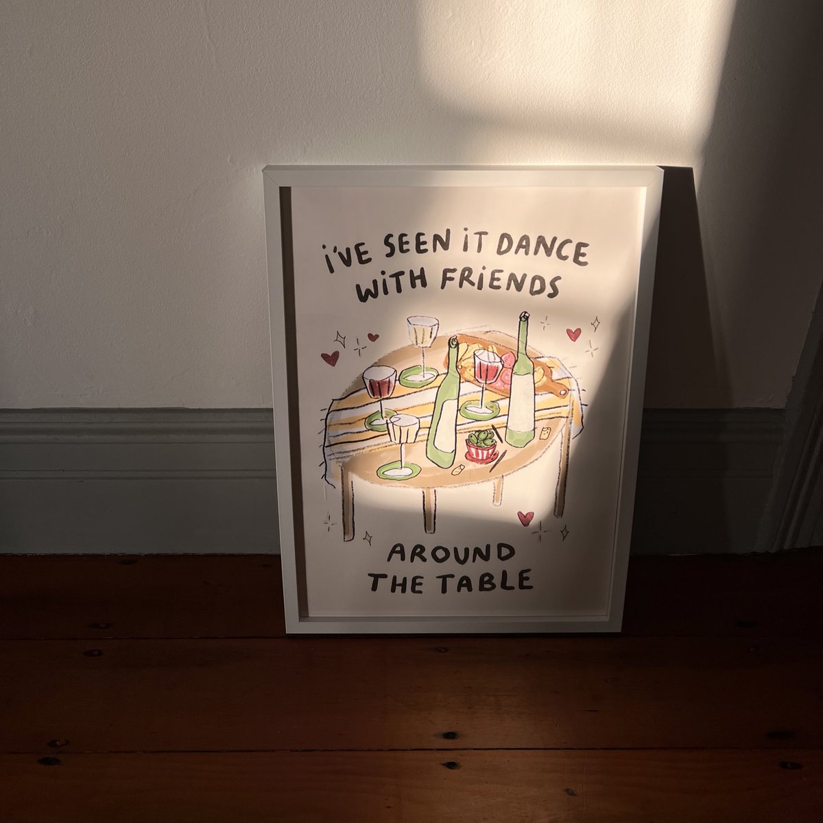 Me regalaron esto sin saber que era mi línea favorita de todo el disco de Olivia Dean y me conmuevo muchísimo cada que lo veo.