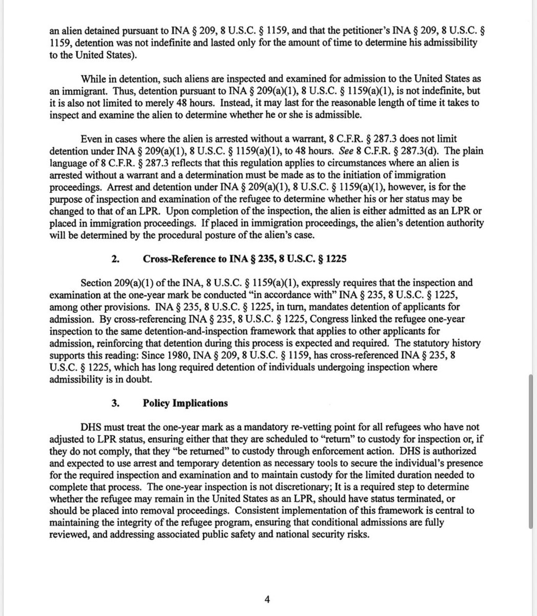 NEWS: A new Trump administration memo obtained by CBS News gives ICE broader powers to detain lawful refugees who have yet to secure permanent U.S. residency, in its latest effort to more heavily scrutinize immigrants, illegal and legal alike.