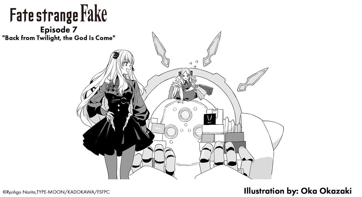 Check out Oka Okazaki's illustration of Philia and Halri to celebrate the 7th episode of Fate/strange Fake!

Watch it now on Crunchyroll! 

#strangefake