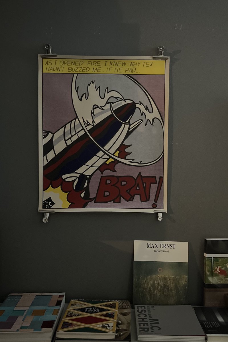 2/19開店しています。 ロイ・リキテンスタインのポスターが入荷しま