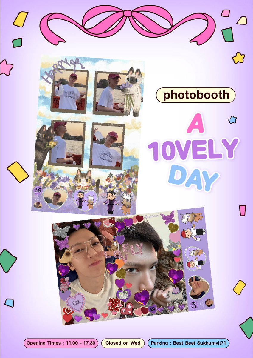 ♡ 2026 TENLEE BIRTHDAY CAFE&amp;MINI GALLERY ♡

📍 CHUMCHUMGROCERY (pet friendly)
🗓 23 Feb - 1 Mar
🏡 11 am - 5.30 pm
🔐 closed on Wed
🚗 Parking: Best Beef Sukhumvit71

💜 สำหรับเลิฟลี่ท่านไหนที่สนใจเข้ามาเก็บโปรเจคทางร้านยินดีต้อนรับทุกคนนะคะ 💜

สอบถามรายละเอียด dm : <a href="/woon07/">WooN~ #TEN_STUNNER~ SO10ᴶᴾᴺ</a>