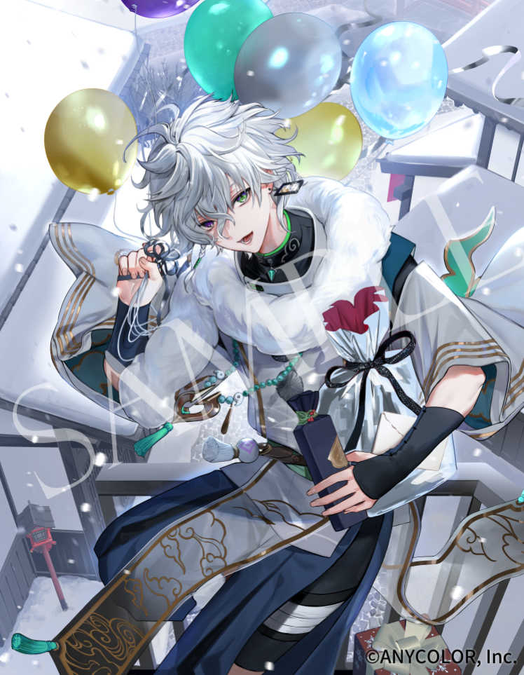 叢雲カゲツさんの『誕生日グッズ＆ボイス2026』にてビジュアルを担当させて頂きました🥷🔫
よろしくお願いいたします～🎂