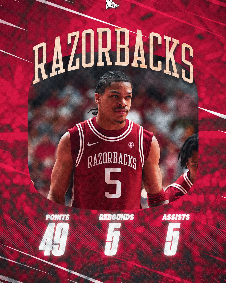 Arkansas Razorbacks Men’s Basketball 🐗 tweet media