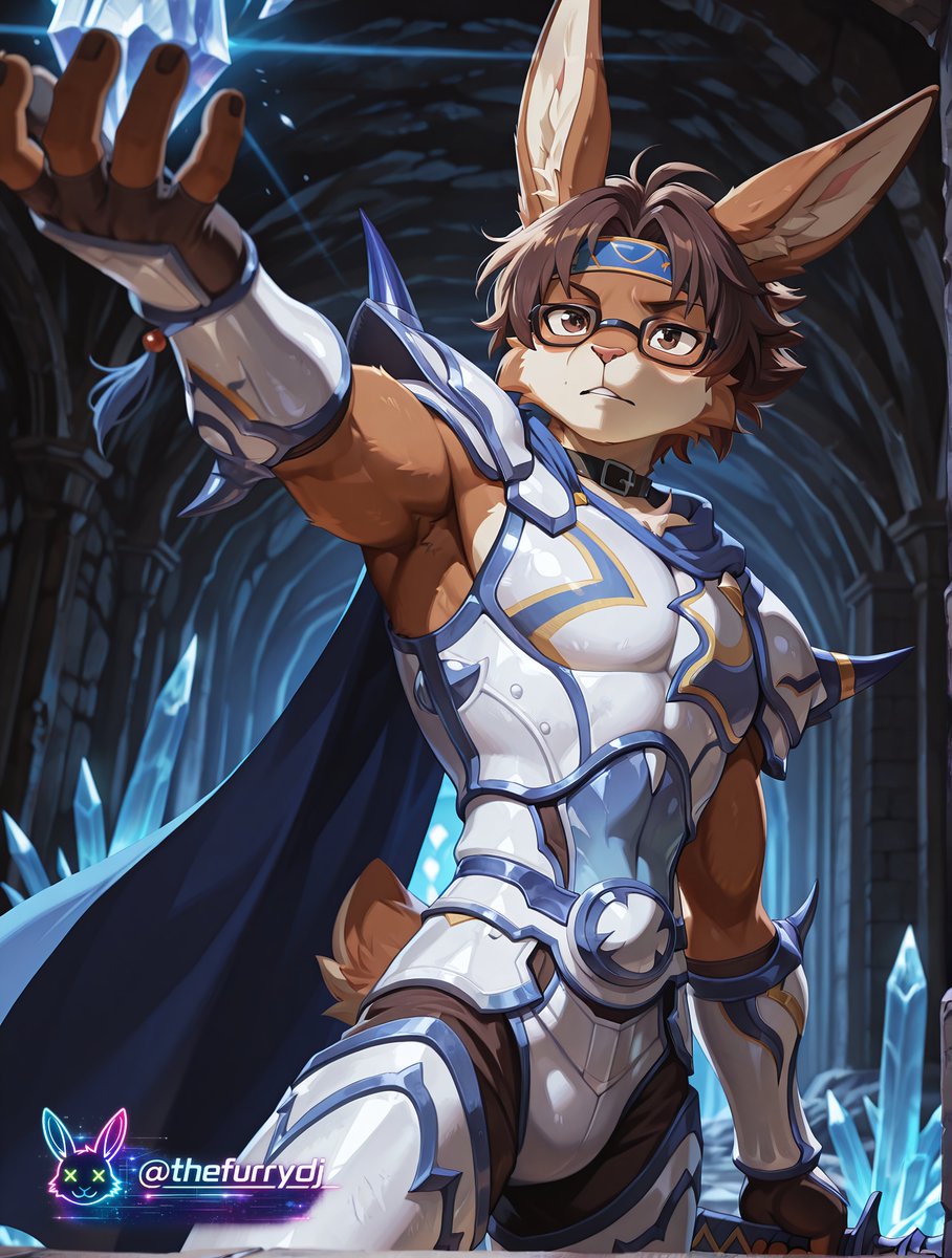 Today is going to be a Final Fantasy themed day for myself and a few friends, if you are only here for dicks and breasts today will be a disappointment lol for those who actually care please look forward to it 🙏 DJ starts us off from FFIV as Cecil the Paladin #furry #furryai