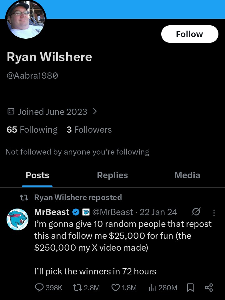 Brucesexslave's tweet photo. @Aabra1980 @Sayco_DMV Bruh deranged sea otter looking ass really thought he was gonna get that 25k😂😂😂😂 https://t.co/w5zJjA7ed1