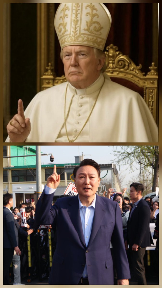 오늘도 평행선을 의미하는 
의미심장한 트럼프와 윤석열 대통령☝️

Yoon Again!!! 🇰🇷🇺🇸 😎💪