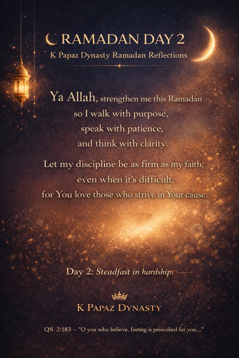 Steadfast in hardship 🌙
