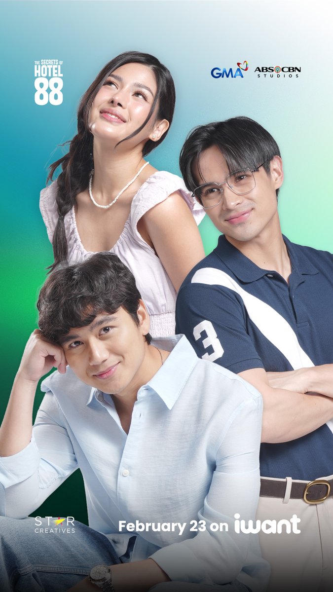 Malapit na ang exciting part! Just dropping these wallpapers as clue to what's coming! 👀

Download your #TheSecretsofHotel88 exclusive iWant wallpapers here: bit.ly/TSOH88iWantWal…

Catch the premiere 7 DAYS AHEAD OF FREE TV this FEBRUARY 23, 9:35PM only on iWant!