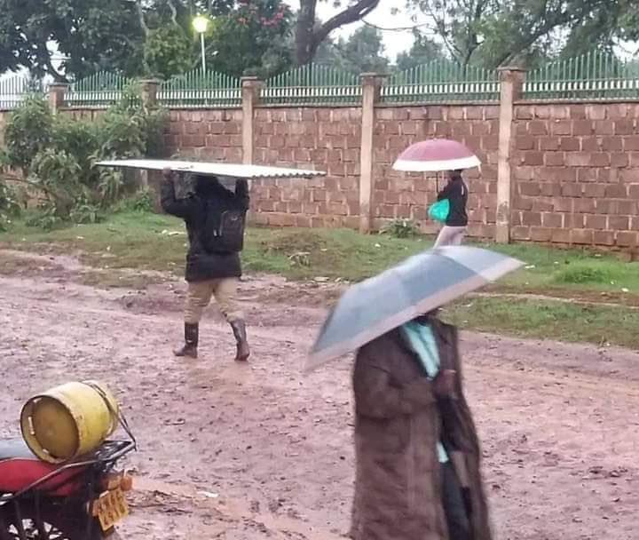 Nibebe umbrella kwani mimi ni mwanamke.