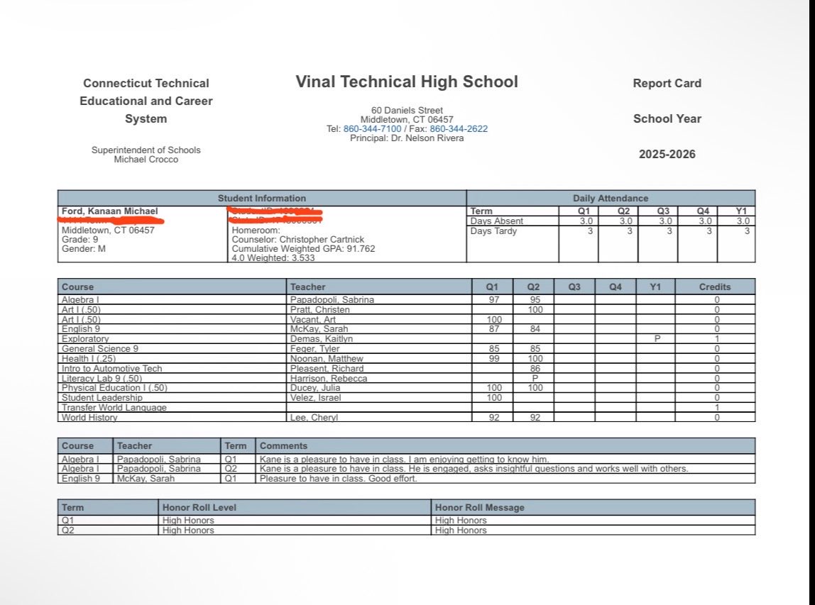 kanef1fty's tweet photo. I’m proud to announce that i’ve completed semester 1 with back to back high honors with a 4.0 GPA!!!! Put the Student in athlete, School comes first . https://t.co/RbygTf1y9w