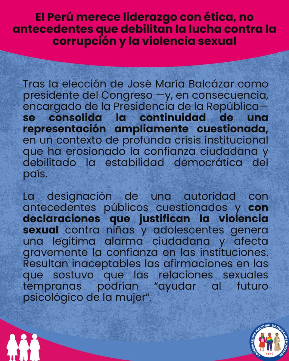 CNDDHH 🇵🇪 #ConsensoPorLosDDHH tweet media