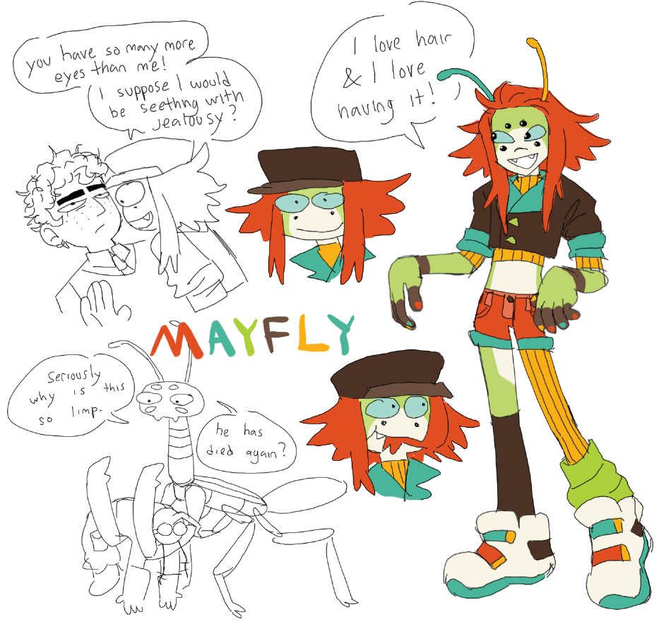 buggleboos's tweet photo. my caseybug alien. i mean human. oc MAYFLY https://t.co/KLzNOSpPnF