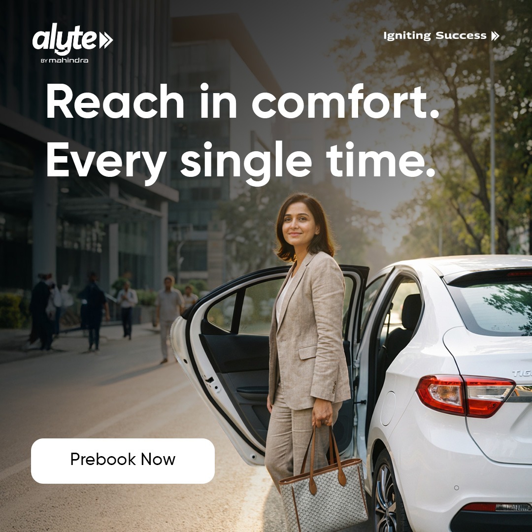 Mahindralog_MLL's tweet photo. Early mornings. Late nights. Tight schedules.
Wherever work takes you, Alyte ensures your journey is secure and seamless with verified chauffeurs and real-time tracking.
Download the app: https://t.co/tZD6Jr0tBe
#Alyte #ComfortMeetsTrust #AirportCab #MahindraLogistics https://t.co/W7EGU2bAvo