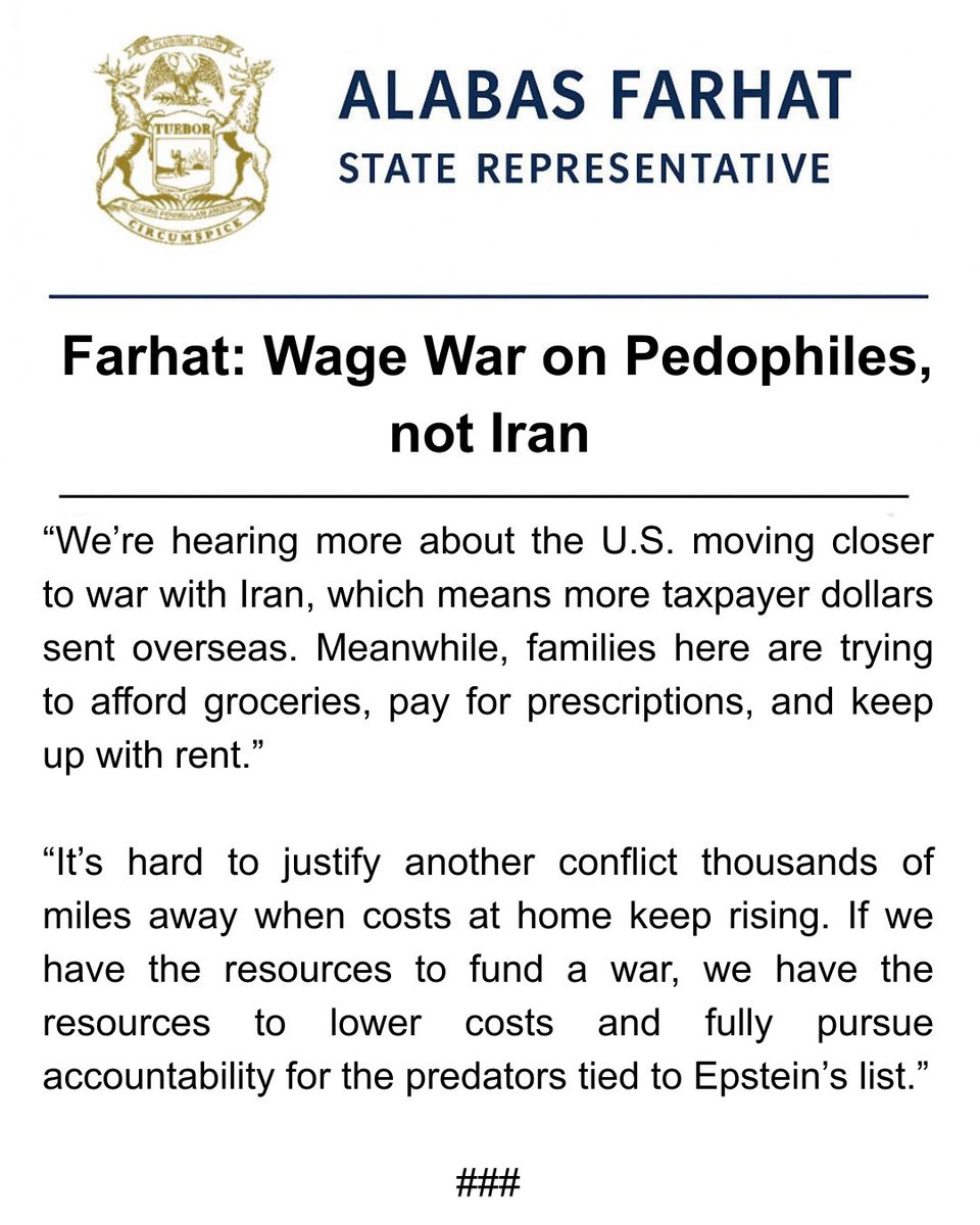 AlabasFarhat's tweet photo. No war with Iran. https://t.co/UrAOtPF4tG