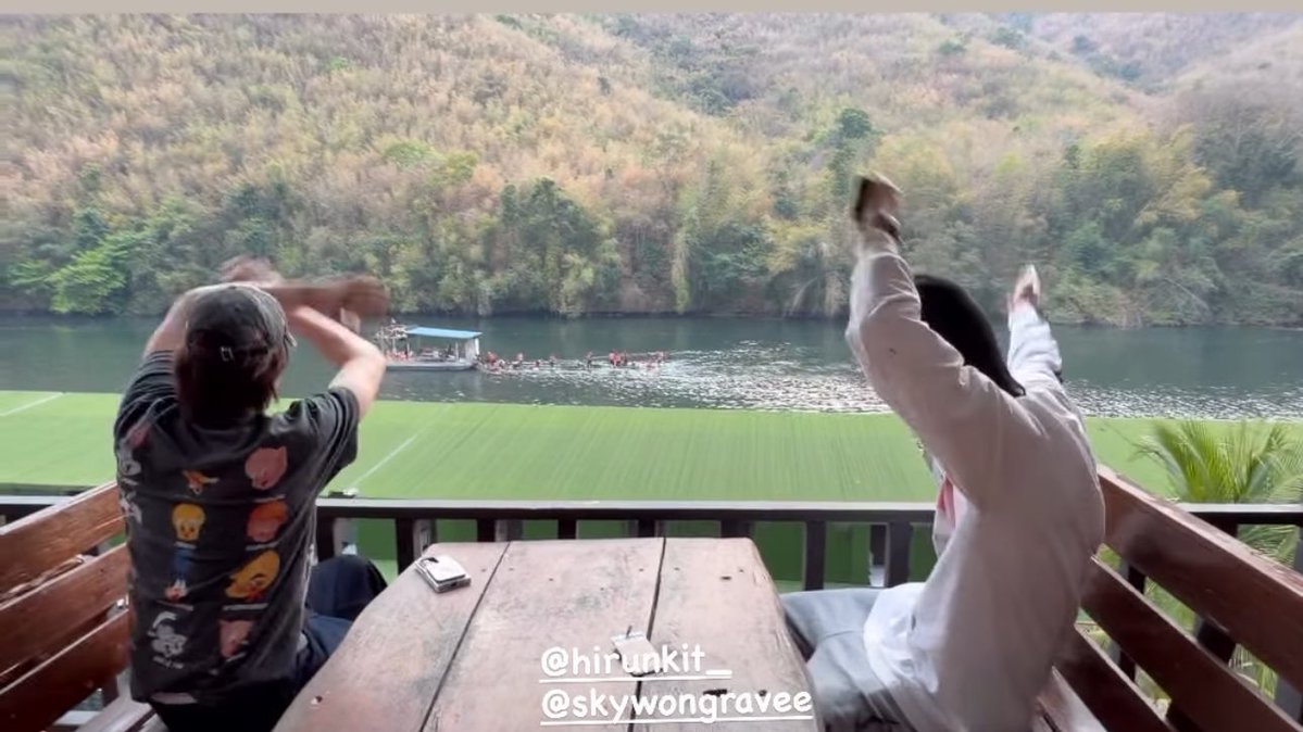 babybaek_boo's tweet image. เอ็นดูอะดูบรรยากาศดีมากนึกว่ามาฮันนีมูน บ๊องไปด้วยกันมากกกก