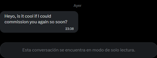 Nonebreakful's tweet photo. further explain: the site's DM system stands in "only read mode" so I can reply to NOBODY at all, i dunno why https://t.co/gRqZgkEJYh