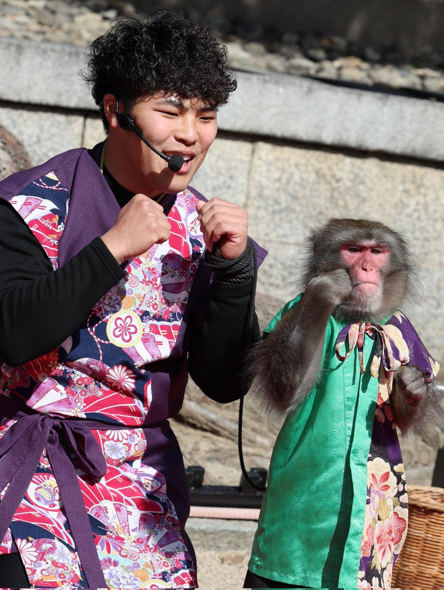 猿天下です‼️」(๑•̀ •́)و🔥 なぜキュンキュンしてしまうんだろう