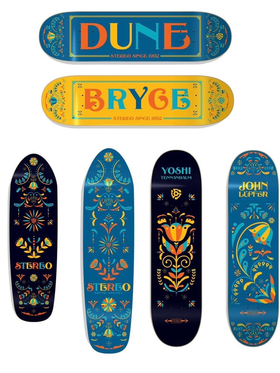 Stereo Skateboards tweet media