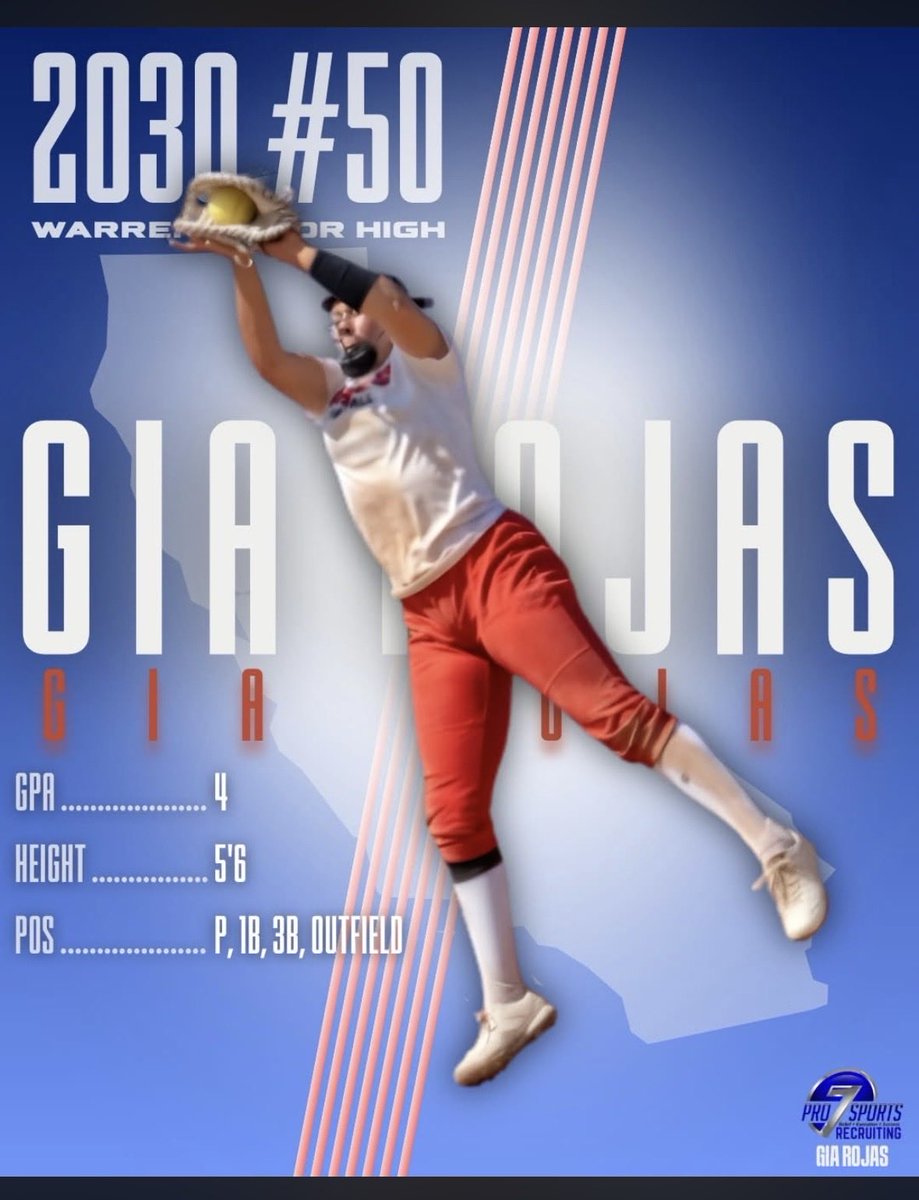 Welcome to the Pro7 family Gia!!
#collegerecruiting #athleteexposure #scholarship
#scholarshipopportunity #futurecollegeathlete #recruitme #ncaa #naia #NCAArecruiting #pro7sportsrecruiting #collegeprospectreport #NILReadyAthlete #gpagameplan
