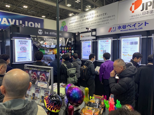 JPMA_paint's tweet photo. 名古屋初！ ポートメッセなごやで開催中
塗料・塗装設備展 -COATINGS JAPAN- 
 (一社)日本塗料工業会、Paint Pavilion開催初日の様子です
✅関西ペイント 
✅ナトコ 
✅水谷ペイント
✅オキツモ 
✅シグナルSHOWUP 
皆様のお越しをお待ちしております🙂
 #高機能素材展 https://t.co/HRwHSI1kn9