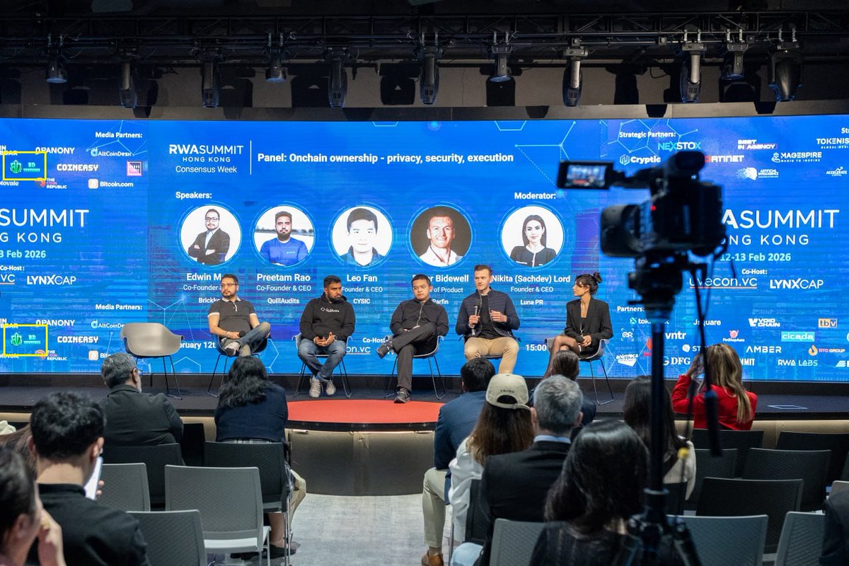 ventures_bd's tweet photo. ๐๐BD Ventures was proud to be featured at @rwasummit_hk Hong Kong 2026 - Big Side Event of @consensus_hk 2026!
๐#RWASummit Hong Kong has officially concluded with one clear message:
The conversation has moved beyond โIs tokenization viable?โ to โHow do we execute and scale it within credible regulatory frameworks?โ
โ๏ธ700+ curated attendees
โ๏ธ50+ speakers
โ๏ธ80+ institutional investors
โ๏ธFocus on #RWA, #stablecoins, #DePIN, #AI & institutional adoption
โ
A key highlight: The announcement of Dubai RWA Week 2026 - Strengthening the bridge between Hong Kong and the Middle East, two leading tokenization hubs.