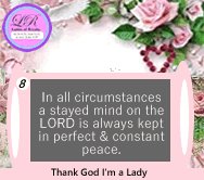 ❤️👑🎁 Ladies after God's own heart.

💫🌹✨The Mindset and Traits of  "Ladies of Royalty"  Series 2440,

✨ By the Help of the Holy Spirit, we Understand/recognise/know that;