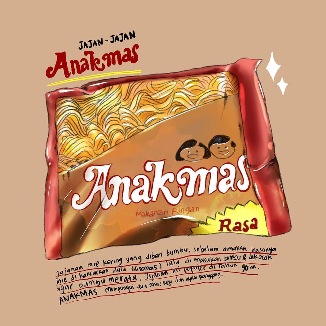 Karina pas masih anak-anak suka jajan ini kak