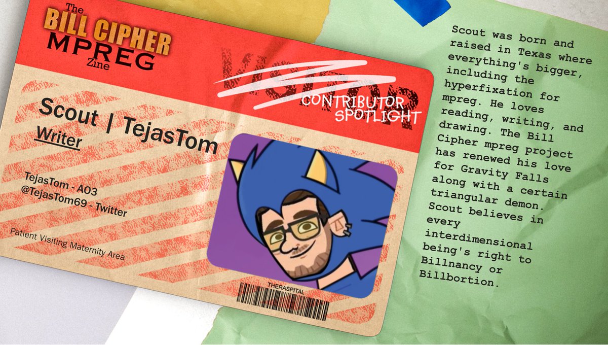 The Bill Cipher MPREG Zine tweet media