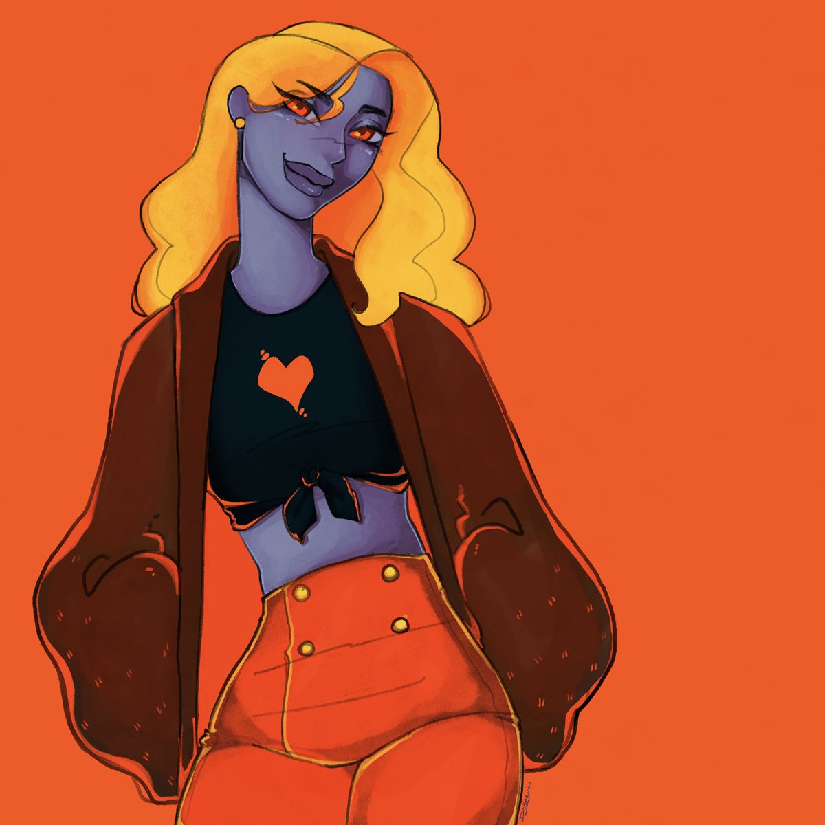 doking_uwu's tweet photo. 🧡🍊🐌 #oc https://t.co/lCCnu6Kowc