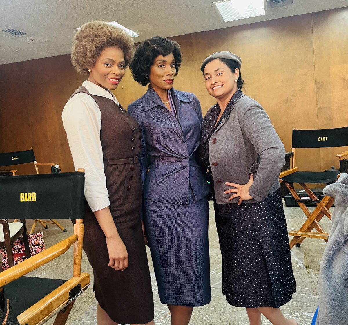 Thinking back on my fantastic experience on #Fallout on #amazon
Much of it due to sharing the space with my fabulous costars: “Barb” played by Frances Turner &amp; “Young Betty” Princess Bey. What a treat!!🥰 Forever grateful to my Director <a href="/lisajoynolan/">Lisa Joy</a> 🙏🏽♥️