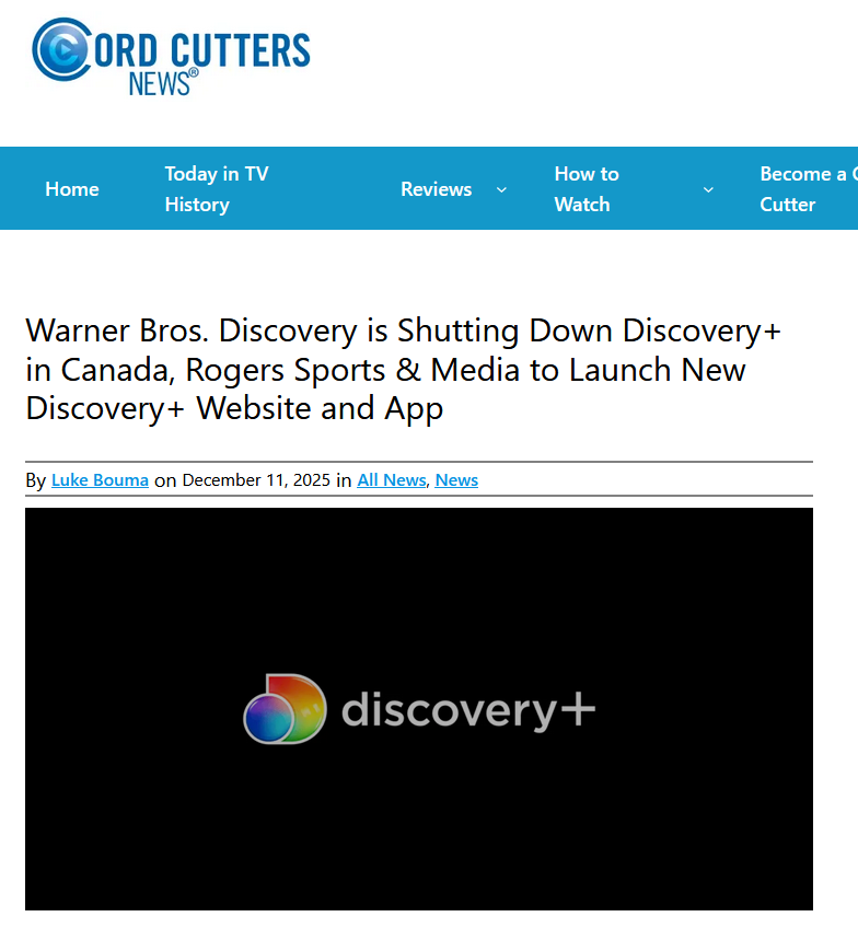 triplectwc's tweet photo. Haven't been here in a long while, but here to raise the alarm: various TV programs have either been lost or are in danger of being lost due to Canadian Discovery+ shutting down yesterday - some older HGTV and Food Network titles were only available in Canada https://t.co/KpJI7oEAOU