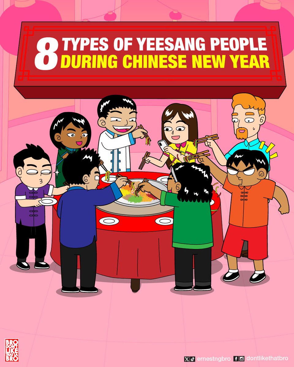 ernestngBRO's tweet photo. Which one is you? #yeesang #gongxifacai (1/3) https://t.co/21ILapLsou