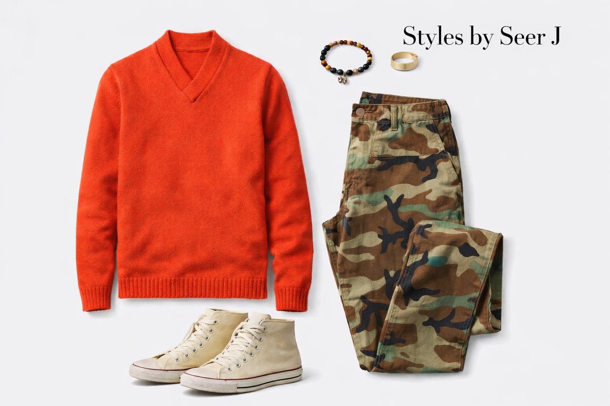 StylistSeerJ's tweet image. Wednesday vibes 😌
Halfway through the week, still locked in.

#WednesdayVibes 
#MidweekGrind #ChillFits #YoungAndFocused
#YNHustle #CleanFitsOnly #StreetLuxury
#MensStyleInspo #StyleWithPurpose
#MidweekMood #FashionForTheCulture
#StyledBySeerJ #ProgressNotPressure