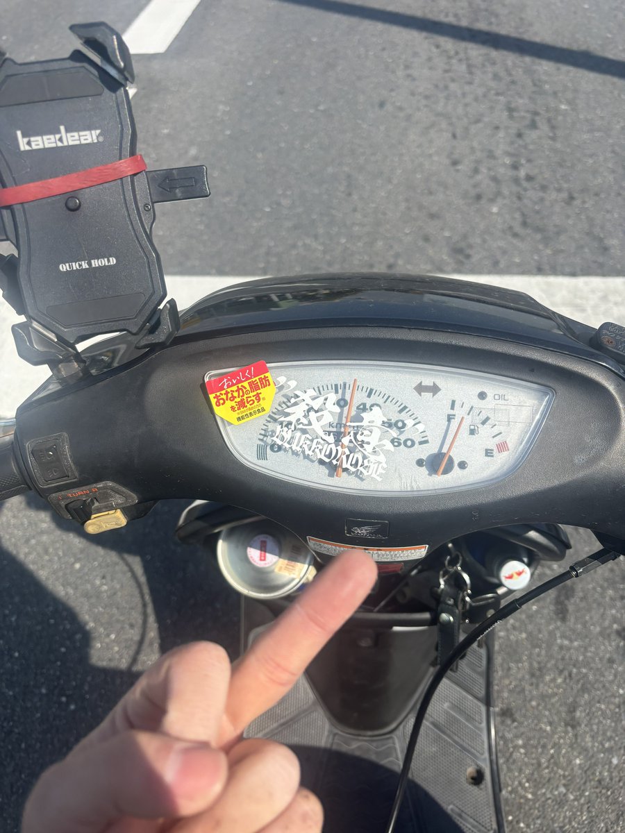 みんなのHONDA見せて ライブディオ ZX(裏)