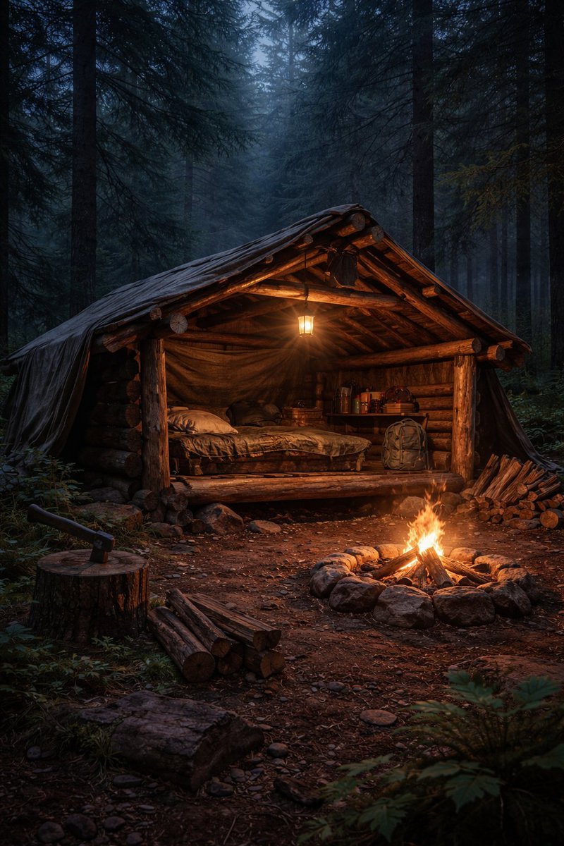 This is my Camp Haven shelter design — inspired by the idea of building safety in the middle of the unknown.🌲🔥 I made it simple, strong, and warm because it represents resilience and peace for me.A reminder that even in the wild,you can create a place to breathe.<a href="/DataHaven_xyz/">DataHaven 🫎</a>