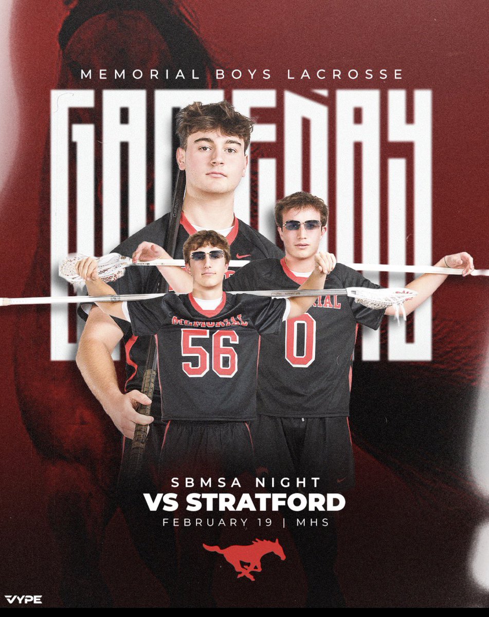 MHSMustangsBC's tweet photo. Thursday — under the lights at MHS.
Memorial vs Stratford | 7:30 PM
SBMSA Night — so glad to have @SBMSA1 join. Let’s go!
@MHSMustangsLax
#MemorialCommunity #WeAreMemorial #SBMSA
#MustangNation #MemorialLacrosse https://t.co/LRcdjcyJyV