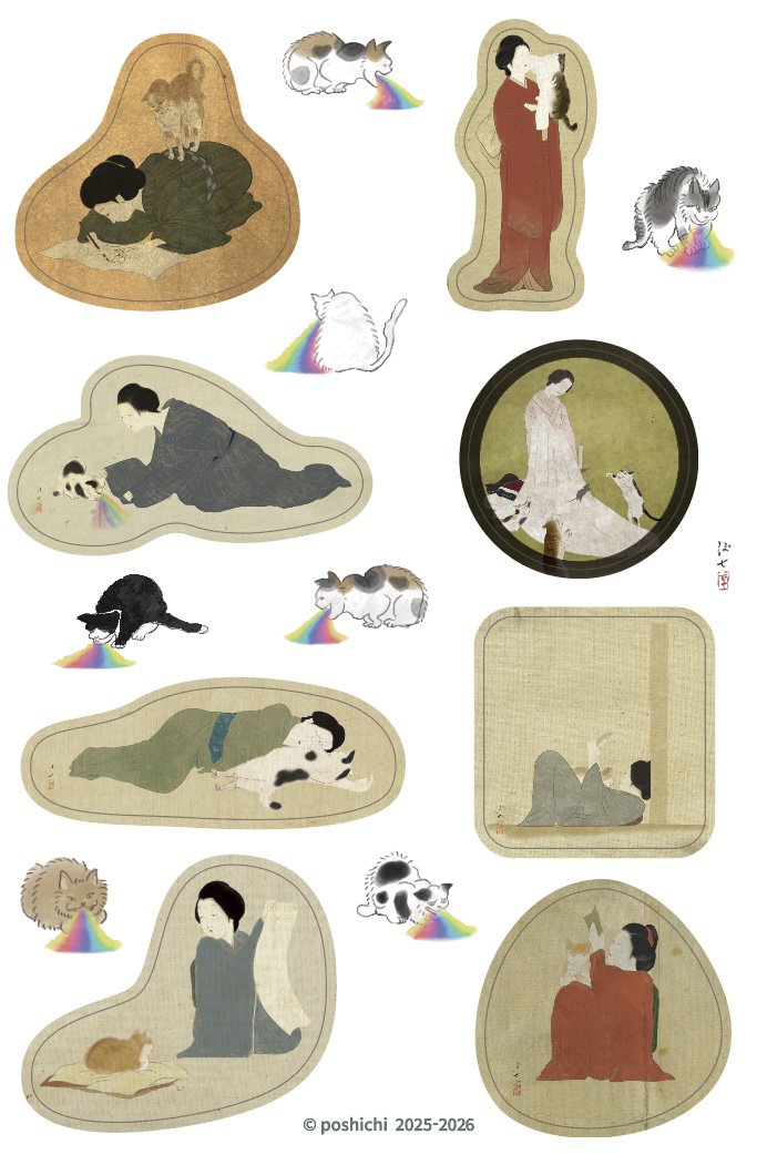 ◤ NEWS ◢ 
現在開催中のイラスト作家・poshichi（ぽ七）によるイラスト展「猫が私にしたひどいこと」が、会期初⽇からわずか 2 ⽇間で来場者数1,500 ⼈を記録いたしました‼️